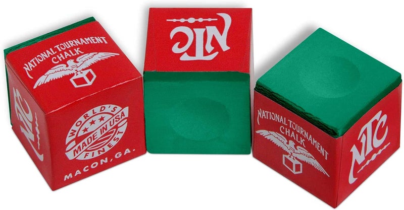 Silver Cup National Tournament Pool cue Billiard Premium Chalk - ONE Dozen - Image 3